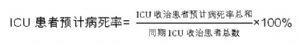 ICU患者預計病死率
