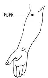 图2-1-6尺泽 图2-1-6尺泽