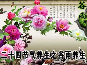谷雨养生