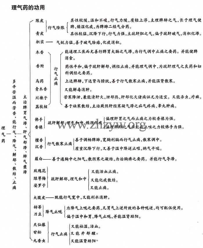 理气药的功用