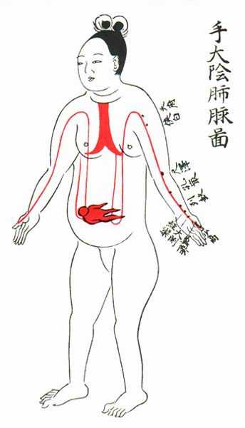 《产经》十脉图 