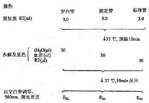 血清胆固醇测定（酶法）操作图