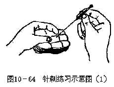 针刺练习-纸垫练针法