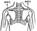 腰酸背痛按肩井