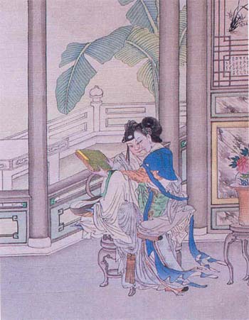 春宫图：温情_清代