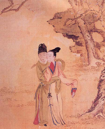 春宫图：醉人春色--清代