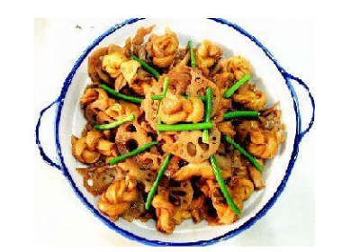 藕香千张结